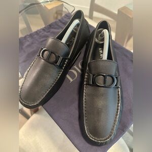 Dior Men's Elegant Black Slip-On Loafers